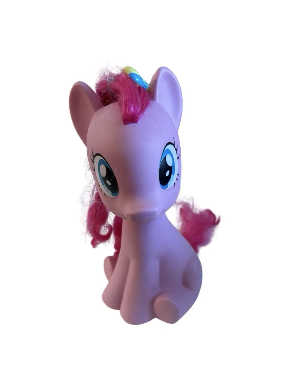 My Little Pony Pinkie Pie Sitting Pink Plastic Toy 10” Hasbro 2014 Tall Balloons